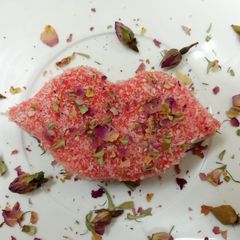 A picture of Rooh Afza Bread slice.