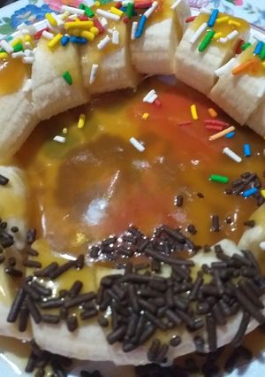 صورة لوصفة موز بصوص الكراميل والفارمسيل