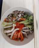 Mì xào dọn tủ lạnh😋