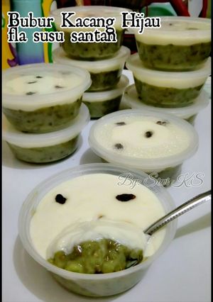 Foto resep Bubur Kacang Hijau fla Susu Santan
