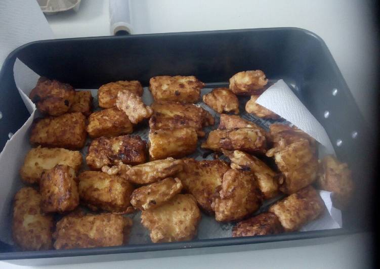 Leche frita, muy rica