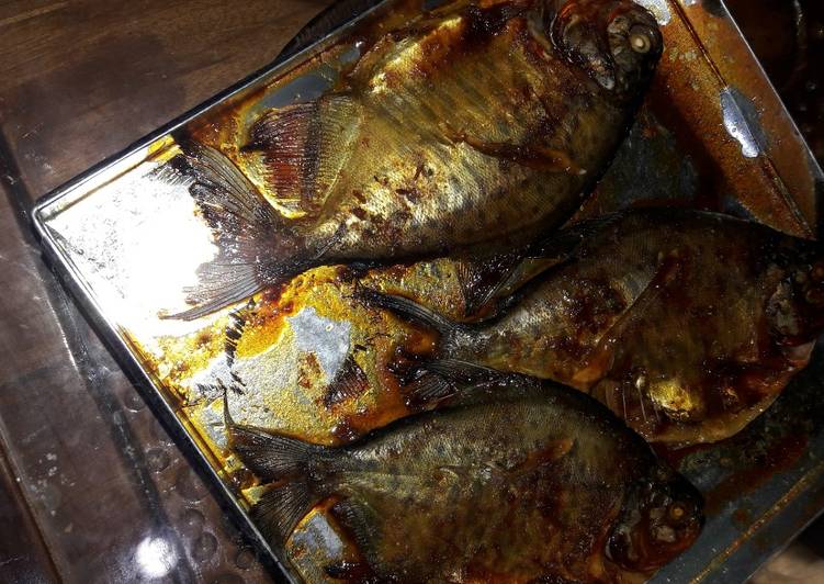 Resep Ikan bawal bakar oven yang Bisa Manjain Lidah