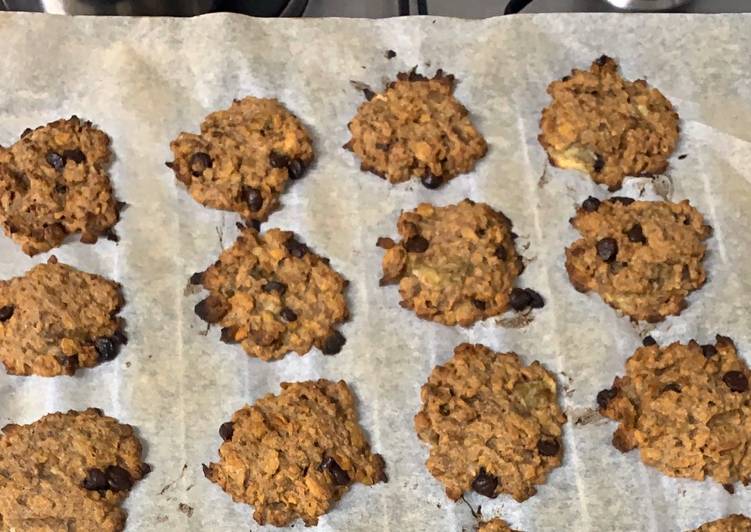 Galletas de avena y plátano