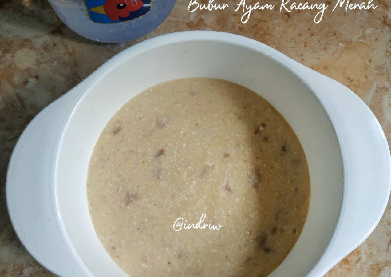 Bubur Ayam Kacang Merah (Mpasi 6bulan+)