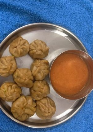 A picture of Whole Wheat Steamed Momos.