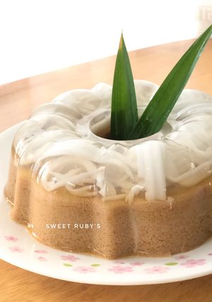 Foto resep Pudding Kelapa KW Santan Gula Merah