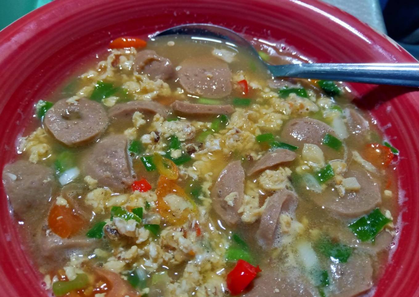Sup Telur Bakso Sederhana Ala Anak Kost