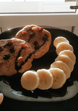 Una foto de Pancakes de avena