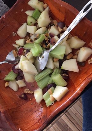 Una foto de Ensalada de manzana