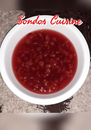 صورة لوصفة صوص الفراوله 🍓اللذيذ😋