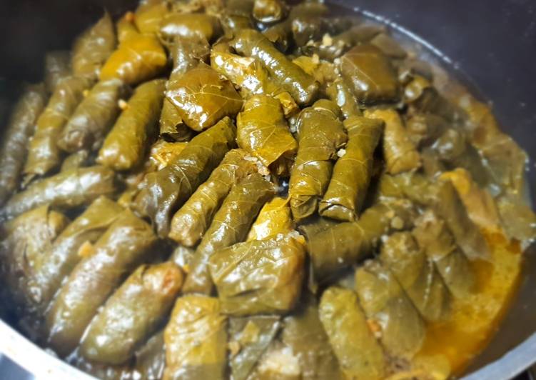 ورق عنب باللحمة 😋😍