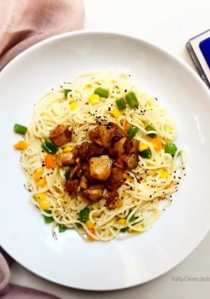 Foto resep Spaghetti Chicken Blackpepper