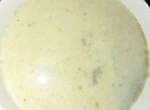 Una foto de Crema de patata con ortigas