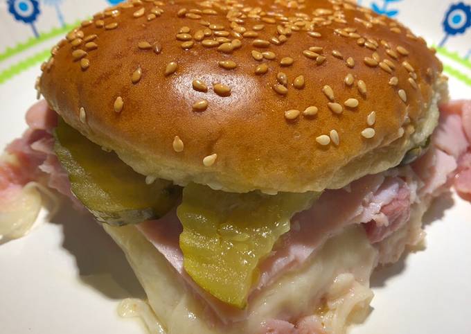 Recipe of Super Quick Homemade Loaded Baked Cuban Sandwiches