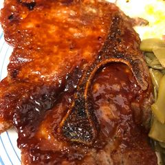 A picture of Oven BBQ Pork Steaks.