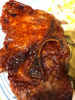 A picture of Oven BBQ Pork Steaks.
