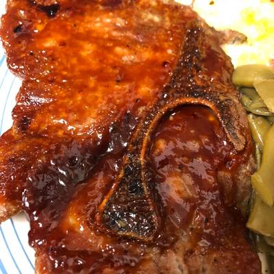 Oven BBQ Pork Steaks