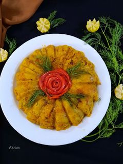 عکسی از دستور دوپیازه سیب زمینی