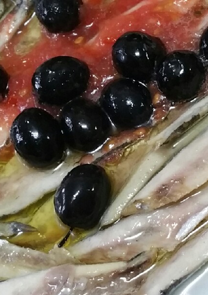 Una foto de Ensalada de boquerones
