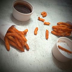 A picture of Mexican Churros.