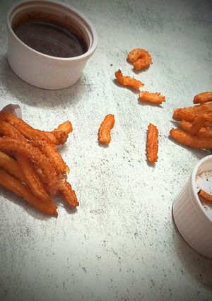 A picture of Mexican Churros.