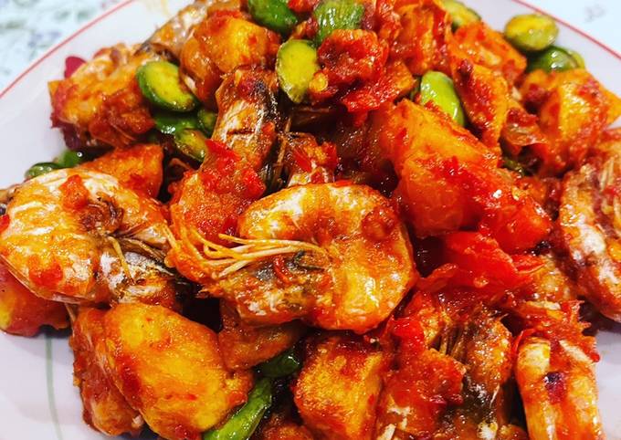 Anti Ribet, Membuat Sambal udang pete dan kentang Ekonomis Untuk Dijual