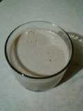 Licuado de plátano con chocolate