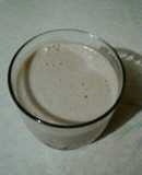 Licuado de plátano con chocolate