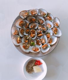 sò lông cháy tỏi