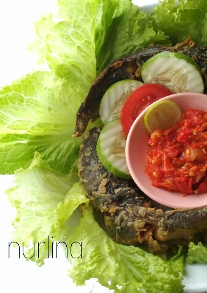 Foto resep Lele goreng dan sambel bawang