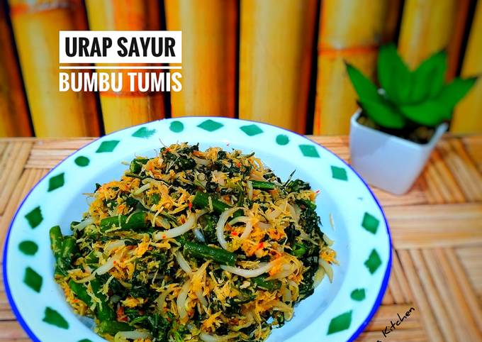 Yuk intip, Resep  memasak Urap Sayur Bumbu Tumis👩‍🍳 yang sempurna