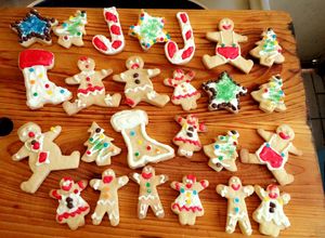Una foto de Galletas de navidad de miel 🍯 y jengibre 🎅🏻🎄