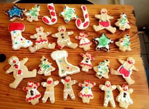 Una foto de Galletas de navidad de miel 🍯 y jengibre 🎅🏻🎄