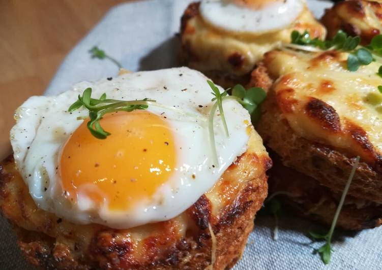 Steps to Prepare Favorite Croque Madame and Monsieur