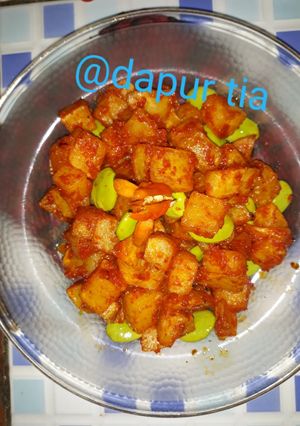Foto resep Sambel goreng kentang pete