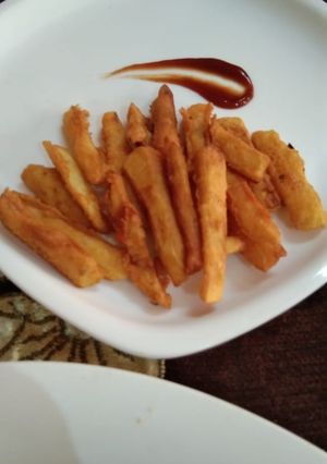 A picture of French fries.