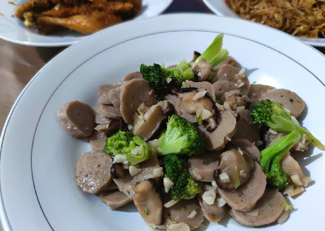 Tumis Brokoli Bakso