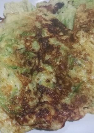 Una foto de Tortitas de zucchini y queso