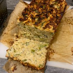 A picture of Vegetarian roast - lentil loaf.