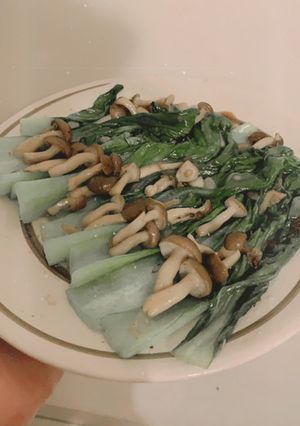 Foto resep Tumis pakcoy shimeji
