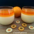 Postre con gelatina de naranja