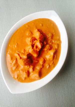 A picture of Slow Cooker Butter Chicken.
