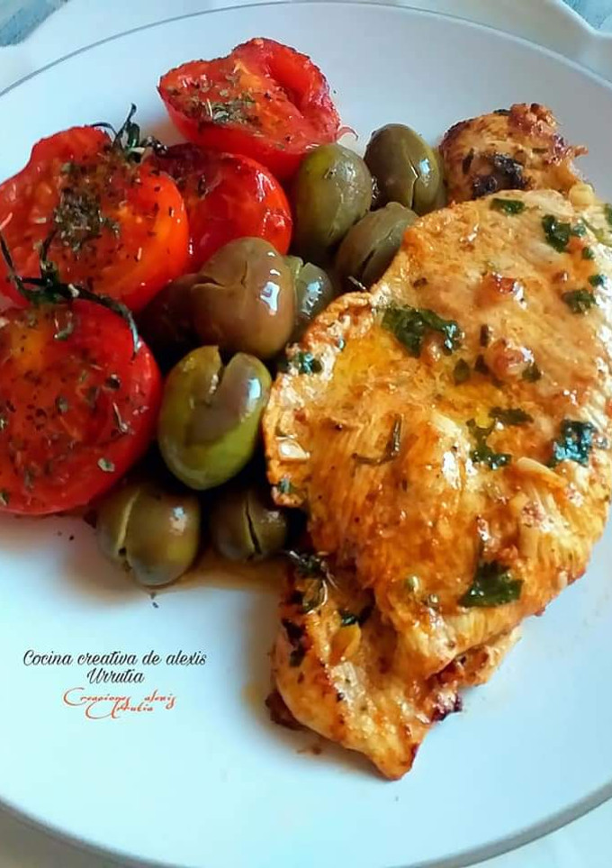 Una foto de Filetes de pechuga de pollo a las especias