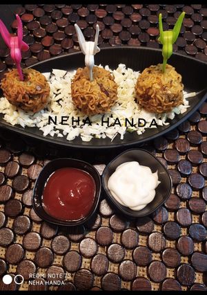 A picture of Maggi fritters(pakode).