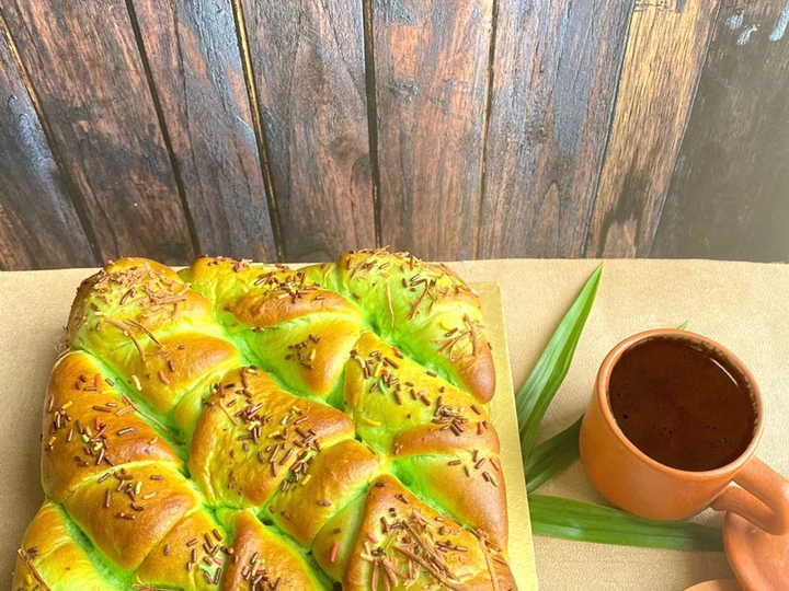 Cara Gampang Membikin Resep Chigiri Pandan Condensed Milk Bread yang Enak Banget Anti Ribet, Menggugah Selera