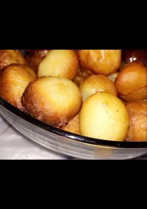 صورة لوصفة لقيمات بالزبادي ولا ألذ 😋