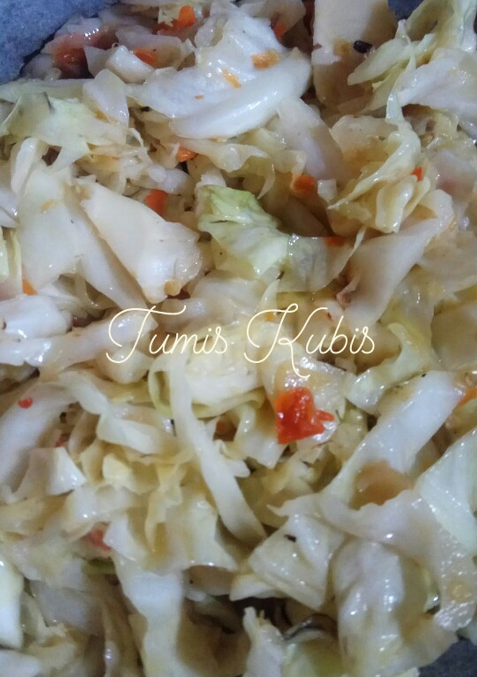 Foto resep Tumis Sayur Kubis / Kol Pedas
