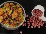 கோவைக்காய் வேர்க்கடலை மசாலா பொரியல் (koovaikkaai Groundnut masala fry recipe in tamil)