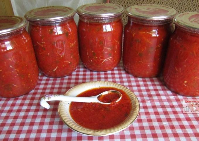 домашний томатный соус из помидор на зиму рецепты без стерилизации | Дзен