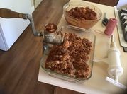 A picture of chorizo and red wine